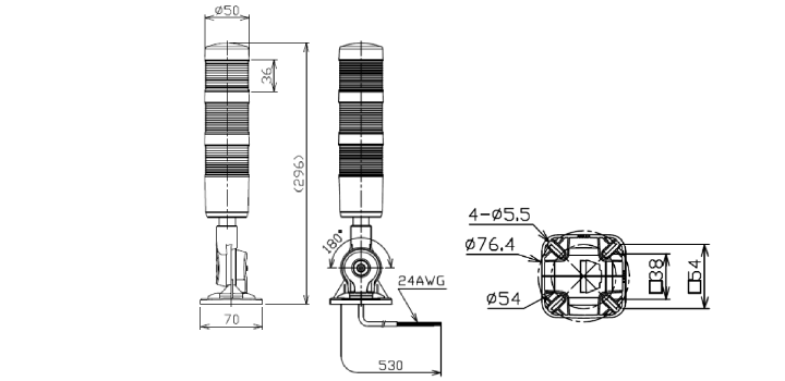 NLA50CJQ1-SIZE product image