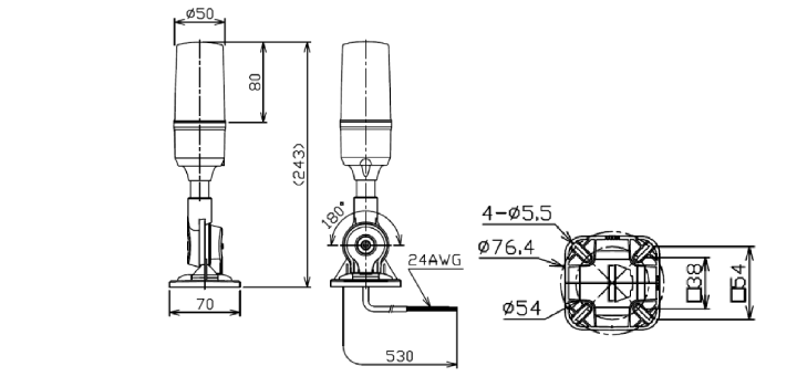 NLA50CJQ3-SIZE product image