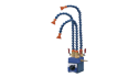 magnetic-base coolant hose