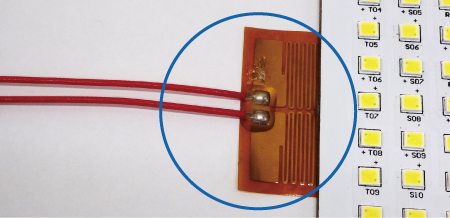 Low temperature floodlight heater