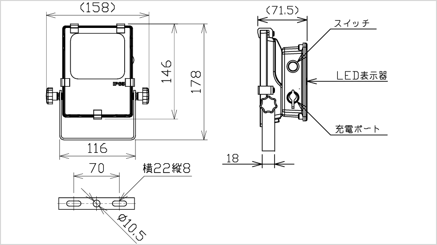 NLFL10B尺寸圖