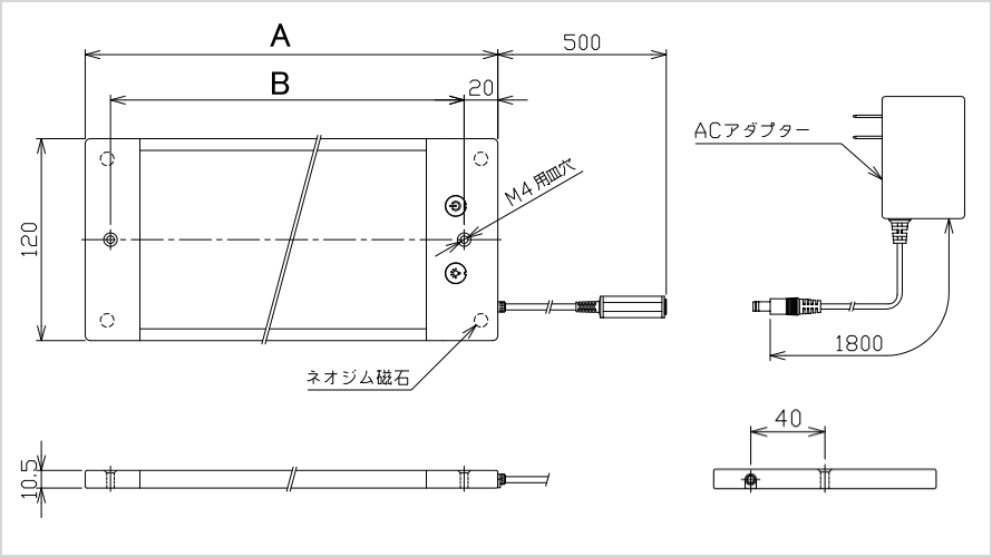 NLUD120-15(RGB)-AC尺寸圖